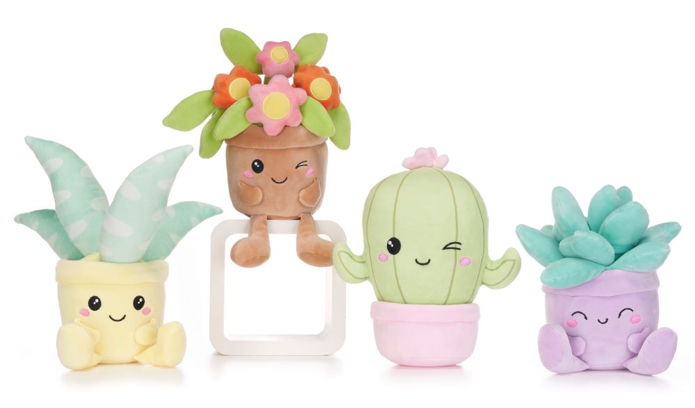 (Mis 3+) KAWAII KUTIES Piantine Peluche (Super Squishy) GIFT 24cm 4ass…x48